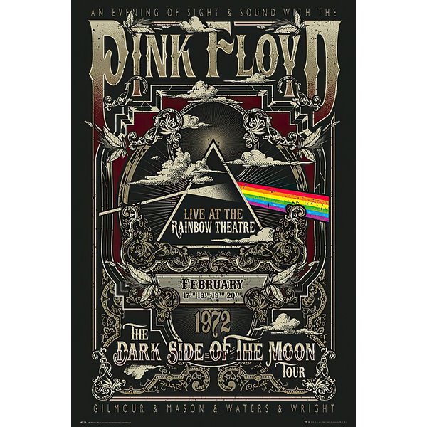 Pink Floyd Poster Live at the