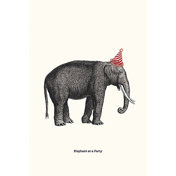 Party Elephant Minprint