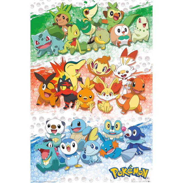 Pokémon Poster First Partners