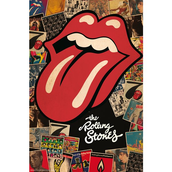 Rolling Stones Poster Collage