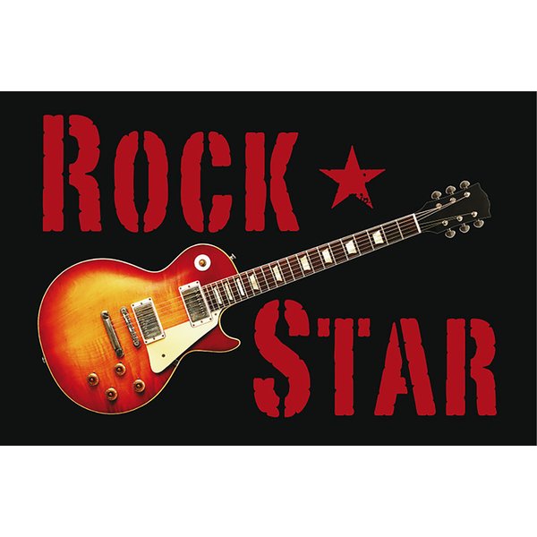 Rock Star Fußmatte Gitarre