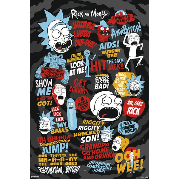 Rick and Morty Poster Quotes 3