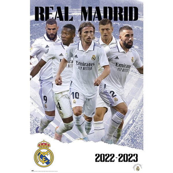 Real Madrid Poster Mannschaft