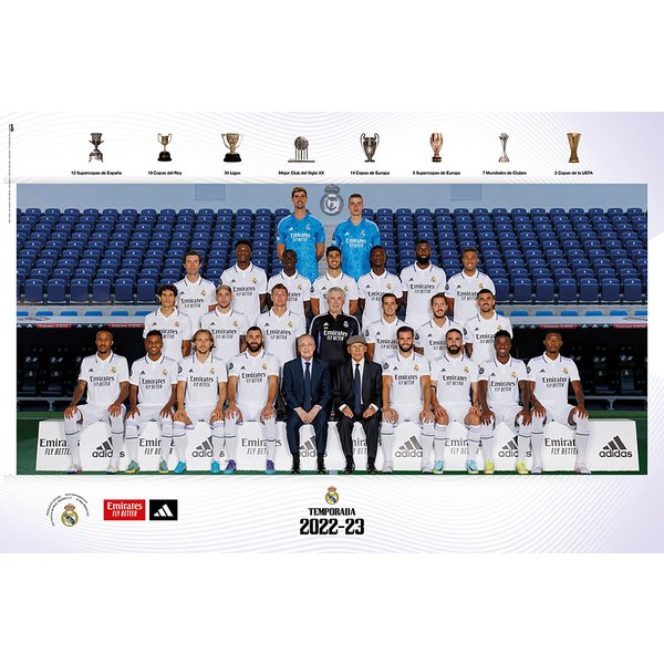 Real Madrid Poster Mannschaft