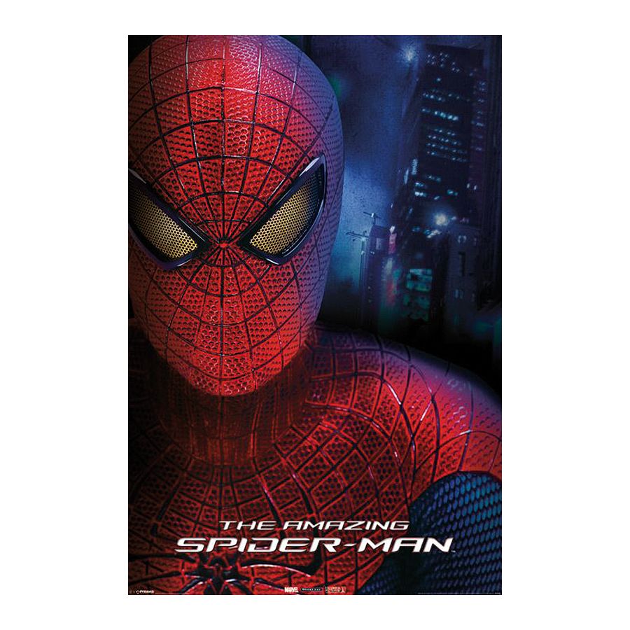 Spider Man Poster Face The Amazing Spider Man Poster Großformat Jetzt Im Shop Bestellen Close Up Gmbh