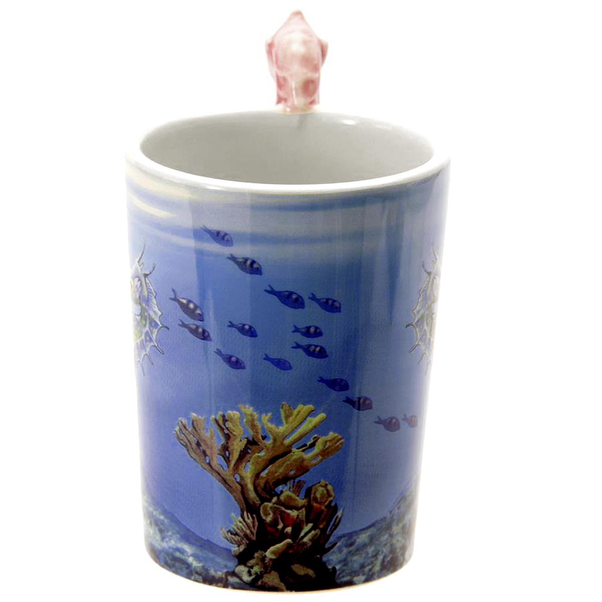 Premium Kunst 3D Kaffeetasse Kaffeebecher Seepferdchen Tasse Lisa Parker Design