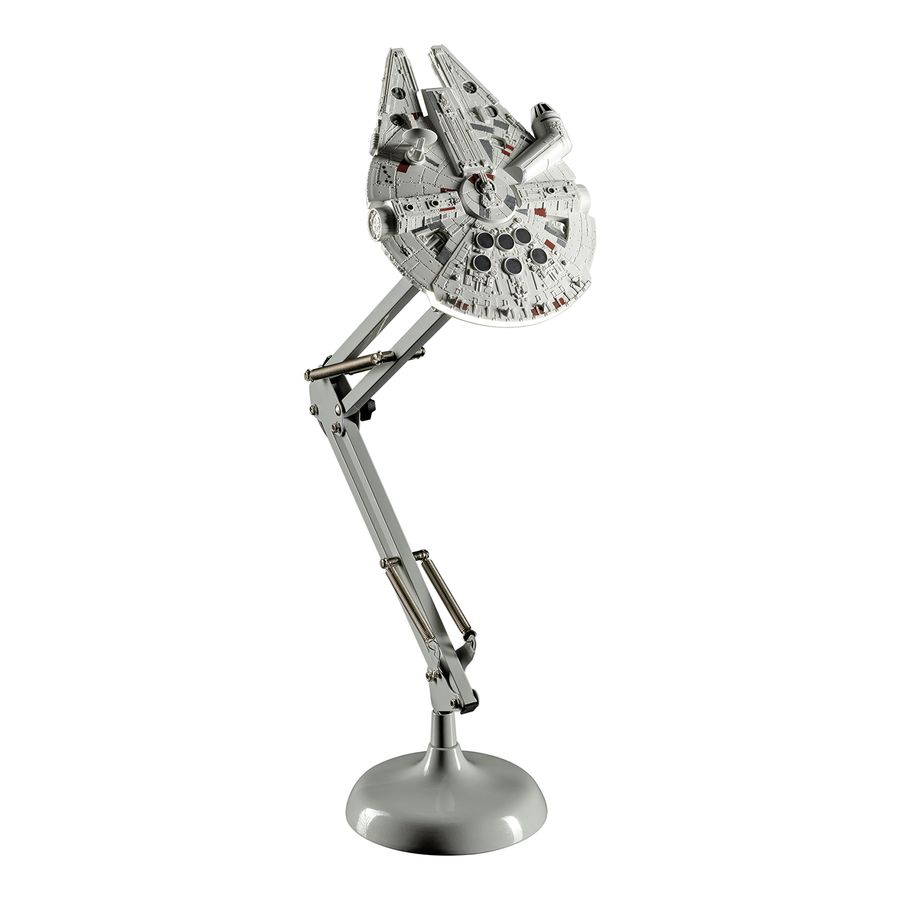 3D LED Nachtlichter Millennium Falke Star Wars Tischlampe Schreibtischlampe