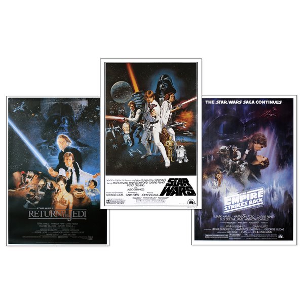 Star Wars Posterset Filmplakat