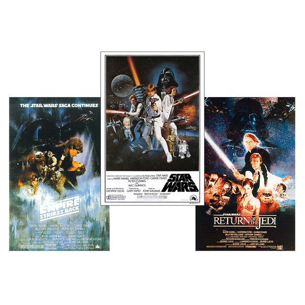 Star Wars Posterset Filmplakat
