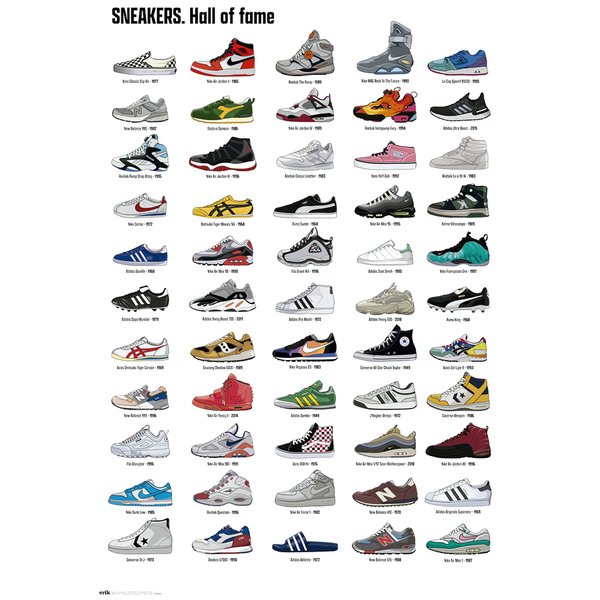 Sneakers Poster Hall Of Fame