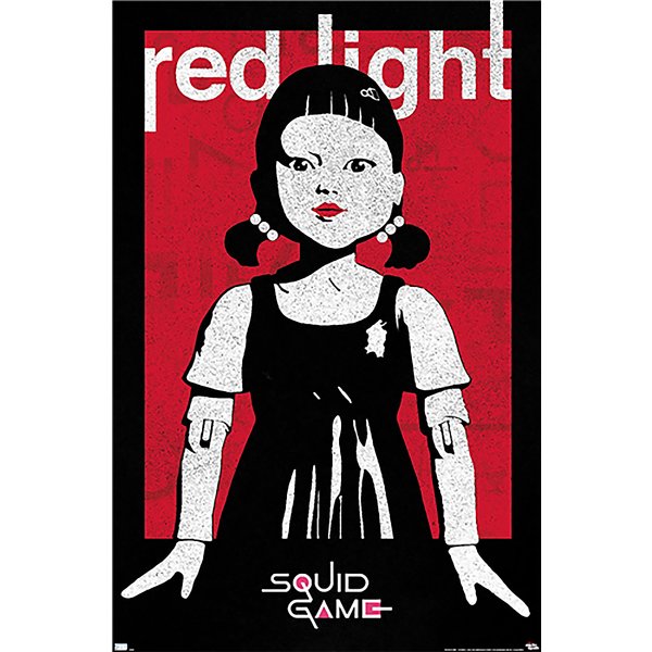 Squid Game Poster Red Light
