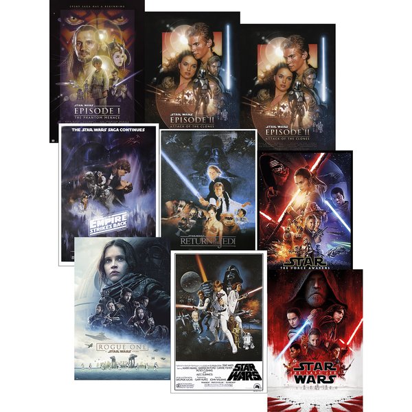 Star Wars Poster 9er-Set