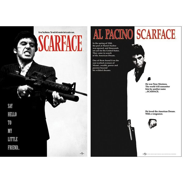 Scarface Poster 2er-Set