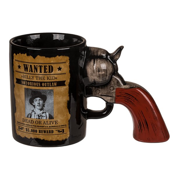 Tasse 3D Revolver, Pistole