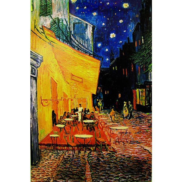 Terrasse de Cafe la nuit