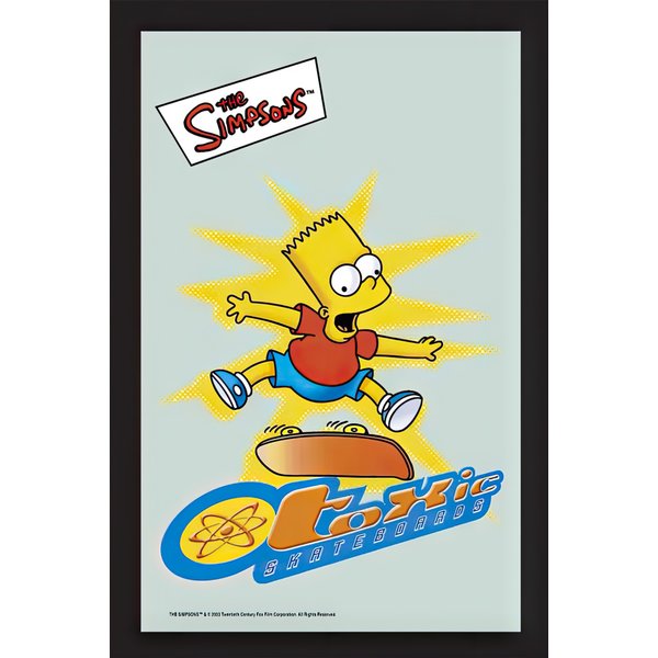The Simpsons Bart Toxic Skate-