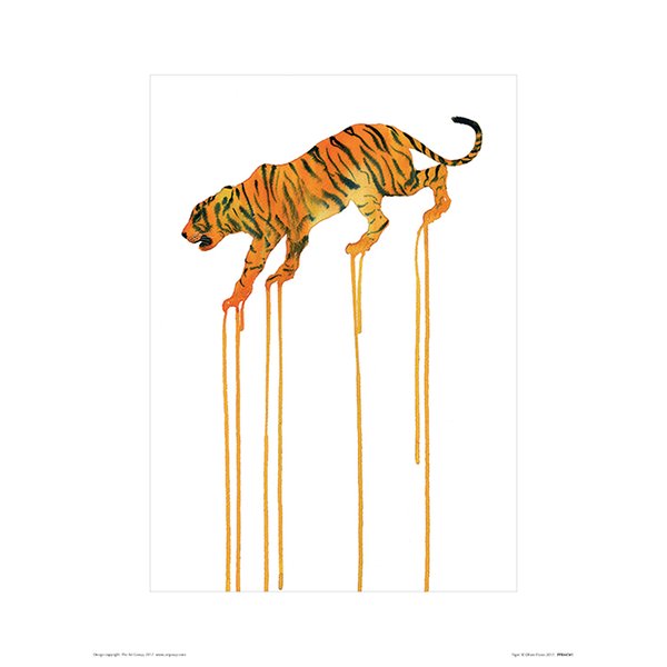 Tiger Kunstdruck