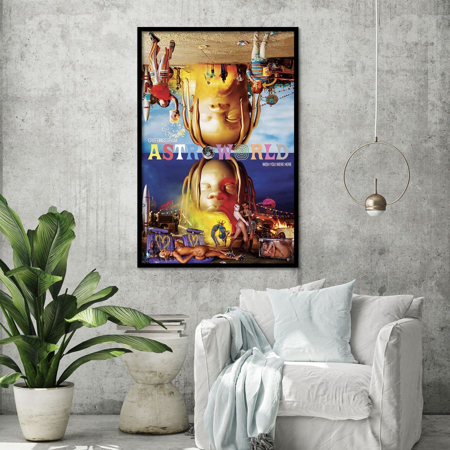 Travis Scott Poster Astroworld - Poster Großformat jetzt im Shop