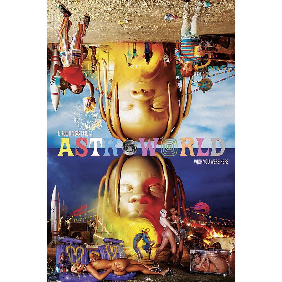 Travis Scott Poster Astroworld - Poster Großformat jetzt im Shop bestellen  Close Up GmbH