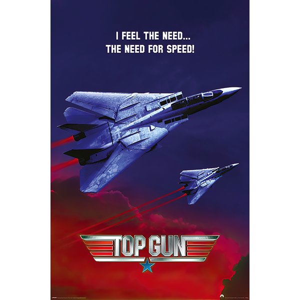 Top Gun Poster I Feel The Need