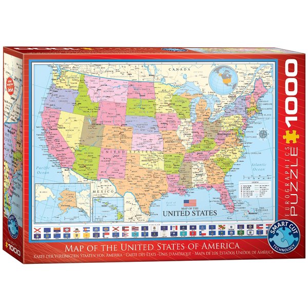 USA Landkarte Puzzle