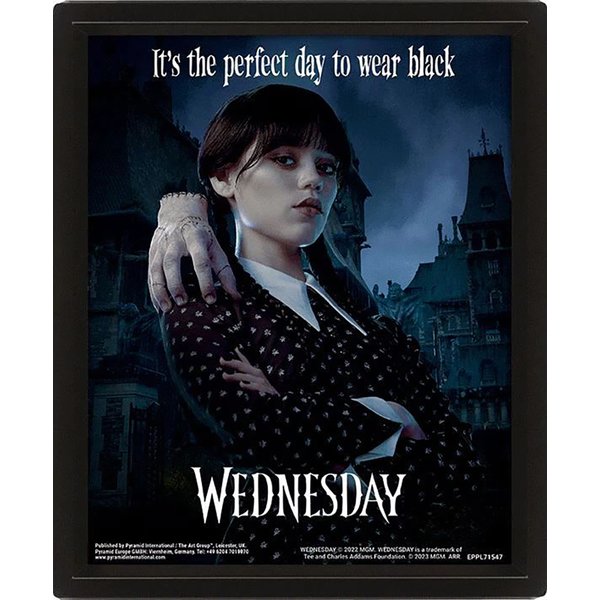 Wednesday 3D Poster Perfect