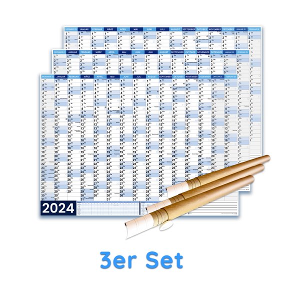 Wandkalender 2024 3er Set