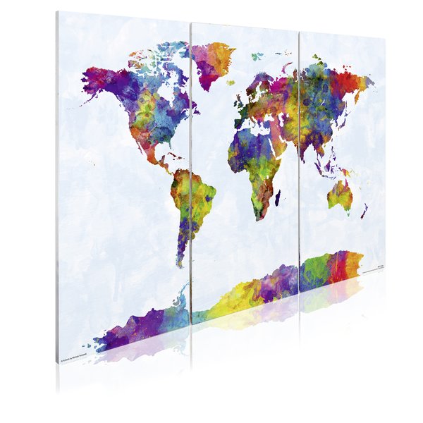 Weltkarte Watercolor World