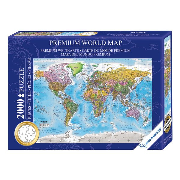 Weltkarte Puzzle 2000 Teile
