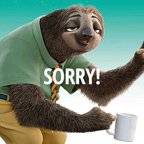 Sorry ! Sorry!